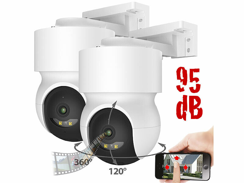 Mini Caméra IP 2K 7Links IPC-240 Avec Vision Nocturne Couleur, Support 360°, Détection Mouvement - Vidéosurveillance WiFi Facile
