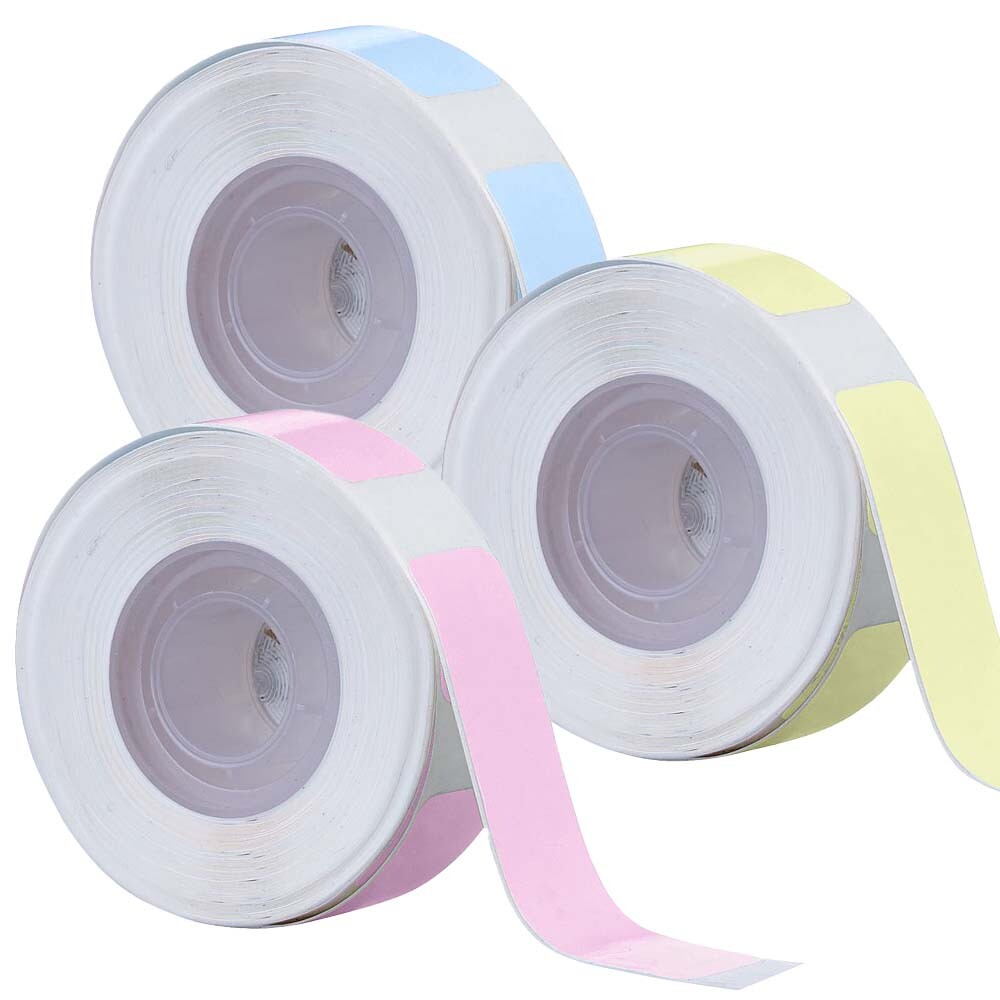 3 rouleaux d'étiquettes autocollantes 8 m - multicolores, Papier pour  imprimantes thermiques