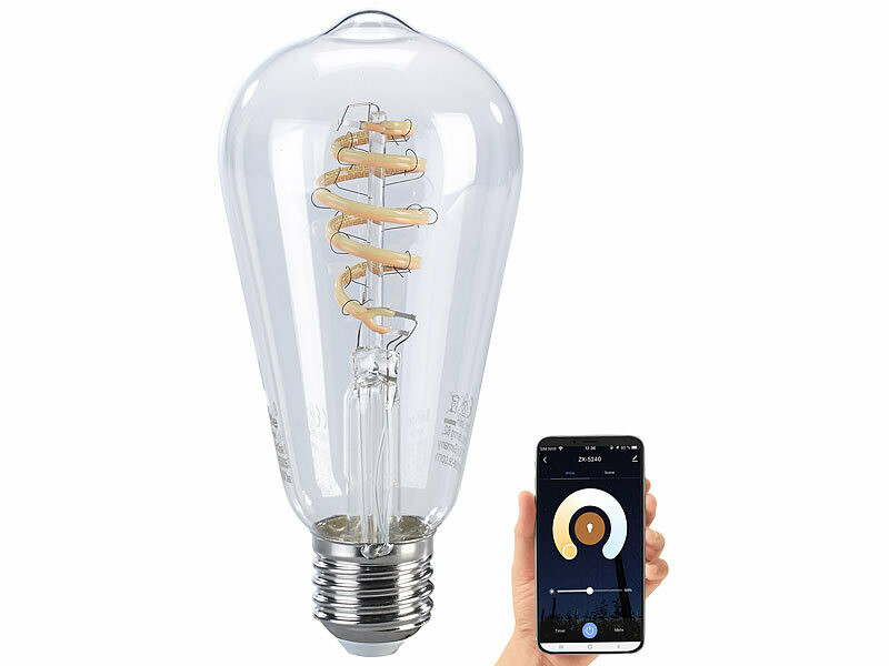 Ampoule à filament LED E27 CCT 4,5 W / 300 lm LAV-303.zigbee compatible  ZigBee, Filament à LED