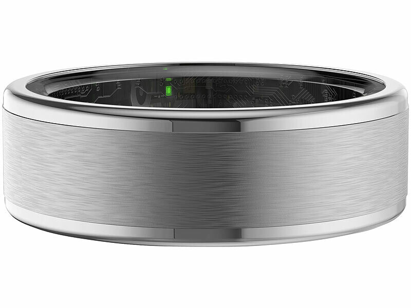 Bague Connectée Fitness Newgen Medicals - Taille 10 US / 62-63 FR - Noir - Suivi Fréquence Cardiaque, Sommeil, Calories - 8
