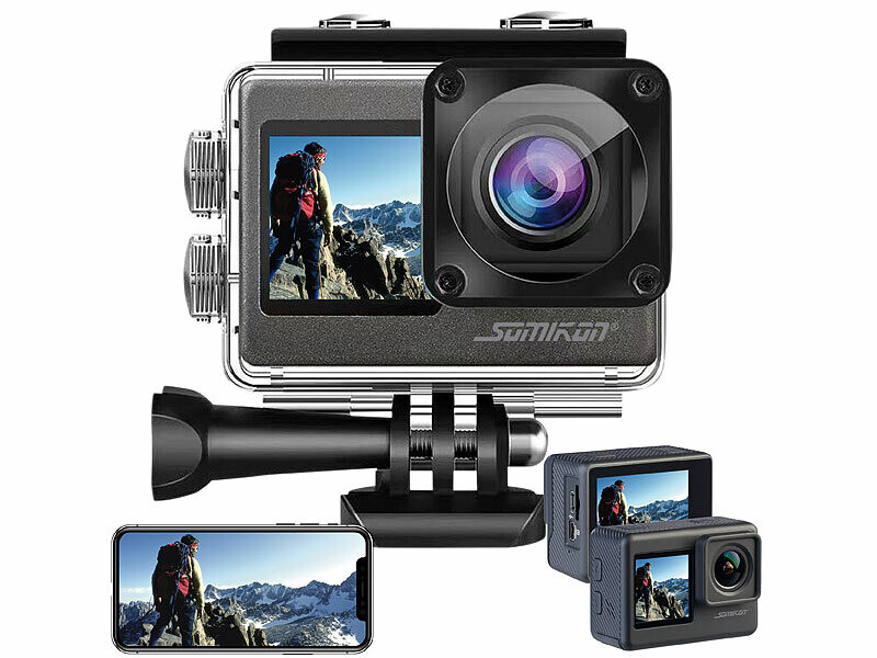 Caméra sport 4K Light wifi avec capteur 16 Mpx Somikon DV-3217.wifi - PEARL