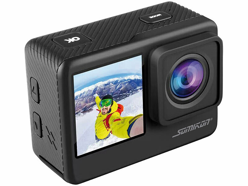 Caméra sport connectée 6K DV-950.WiFi avec 2 écrans couleur, Caméras sport