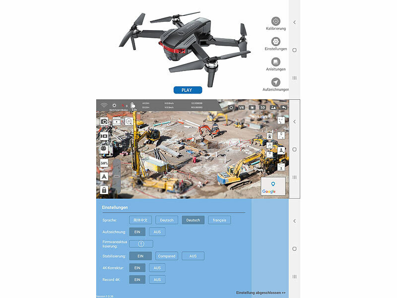 Drone quadricoptère GPS pliable connecté GH-290.fpv avec caméra 4K, Drones  et modélisme