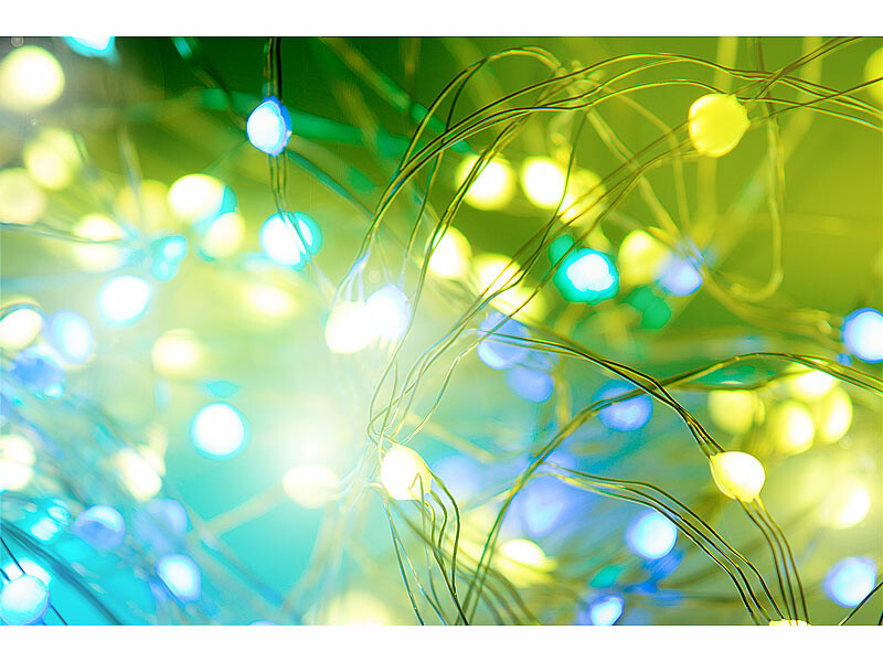Guirlande Lumineuse Core Connect 30m 300 LED Multicolore Câble Vert Ra –
