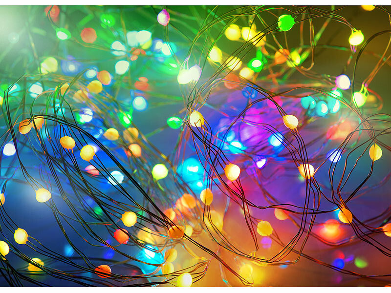 Guirlande Lumineuse Core Connect 30m 300 LED Multicolore Câble Vert Ra –