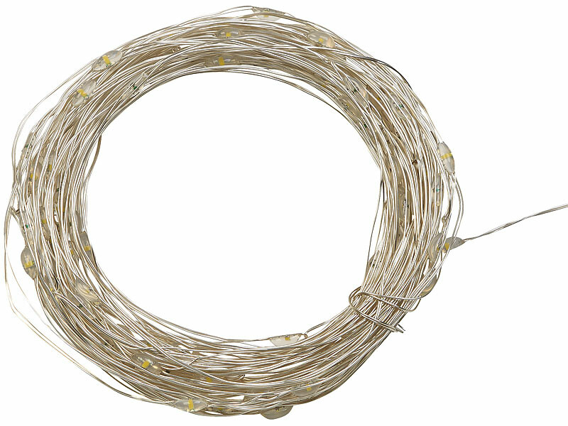 Guirlande LED connectée 10 m en fil de cuivre, Guirlandes lumineuses
