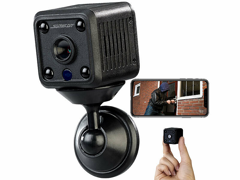 Mini Caméra 360° avec fonction Stream pour smartphones Android Somikon, Caméras de poche