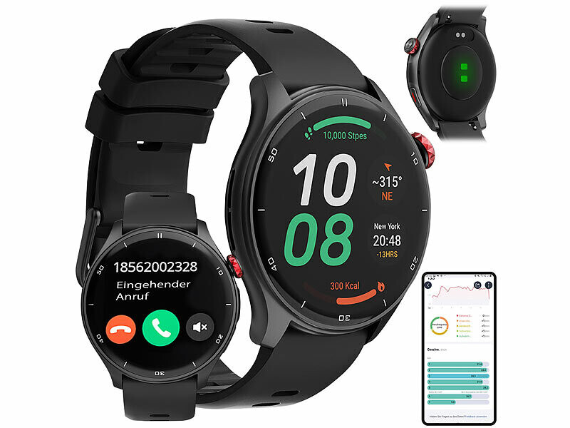 Smartwatch Montre ConnectÃ©e Fitness Homme Smartwatch Montre