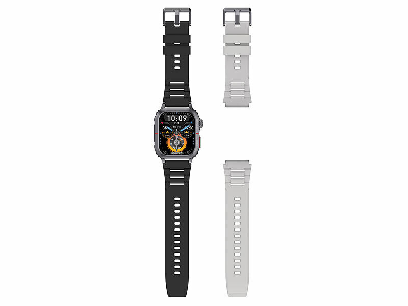 Montre Fitness SW-500 Avec Ceinture Thoracique - Mesure ECG, Fréquence Cardiaque, SpO2, 10 Sports, écran Tactile 1.39"