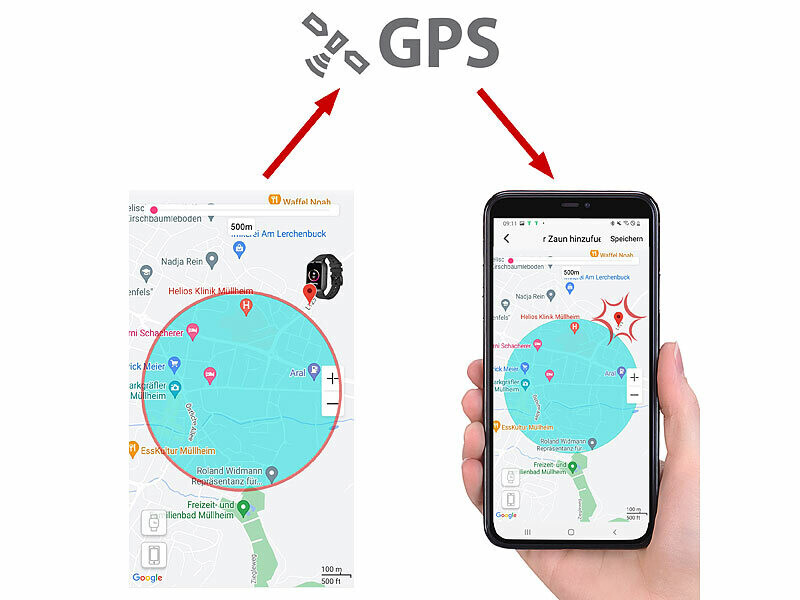 Montre Connectée GPS Réseau 4G pour Senior Multifonction