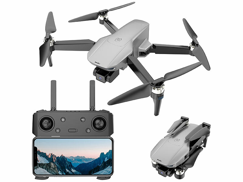 Drone GPS Avec Double Caméra 4K Pour Adultes, Drones Professionnels Avec  Moteur Sans Balais, Temps De Vol De 60 Minutes, Retour Automatique à La