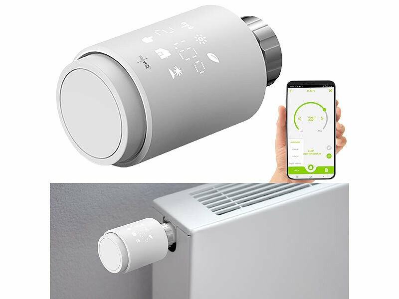 Thermostat connecté pour radiateur avec passerelle ZigBee