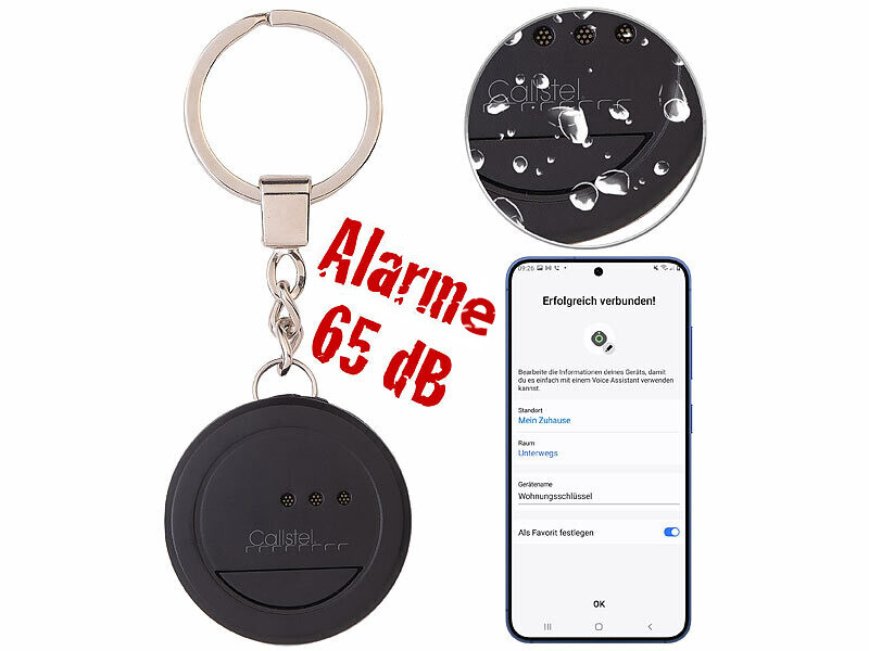 Traceur localisateur d'objets connecté SGF-40 compatible Samsung