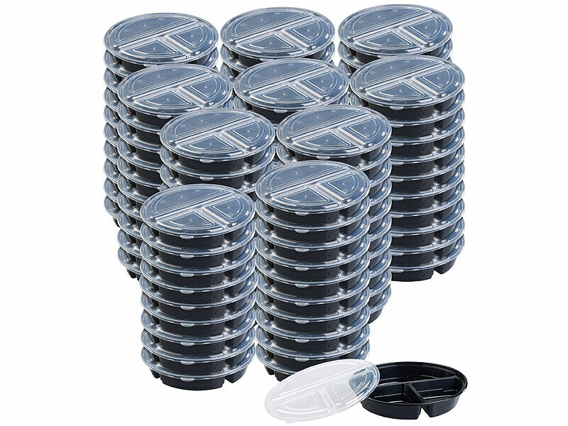 Lot De 48 Boîtes De Conservation étanches – 24 Contenants + 24 Couvercles, Sans BPA, Lave-vaisselle Et Micro-ondes