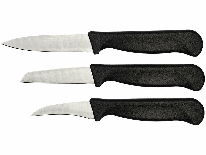 3 couteaux pour fruits et légumes, Accessoires de découpe