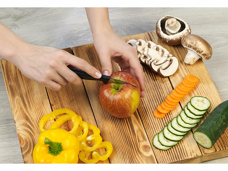 Couteau à Fruits, Ensemble De 3 Couteaux à Fruits Tranchants Et Durables,  Avec Fourreau, Les Petits Couteaux à Fruits Conviennent à La Plupart Des