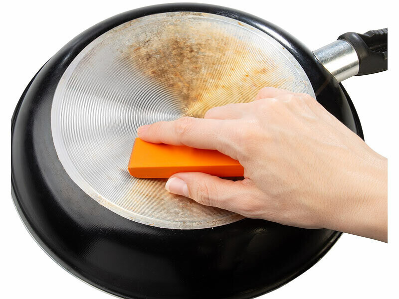 Lot De 2 Gommes à Récurer En Acier Inoxydable - Pour éliminer Rayures, Rouille, Calcaire Sur Casseroles, Robinets, Surfaces Inox