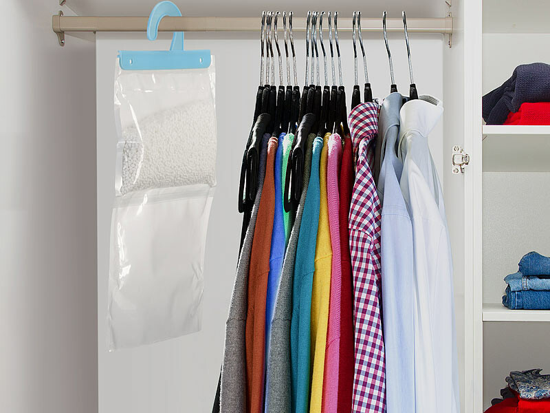 10 sacs suspendus pour déshumidificateur d'armoire, absorbeur d'humidité,  absorbeur d'humidité, pour cuisine, salle bain, idéal pour arrêter