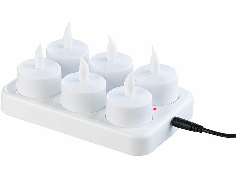 6 bougies chauffe-plat sans flamme étanches à la lumière solaire led pour  la décoration - SENEGAL ELECTROMENAGER