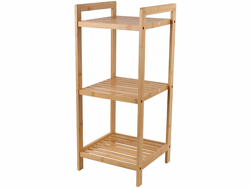 Corbeille A Fruit 3 Etages SABUIDDS Corbeille à Fruits à 3 étages En Plastique Blanc/beige Avec Support En Bambou Naturel - Plateau De Service En Plastique Pour Fruits, Gâteaux, Bonbons (beige étagère