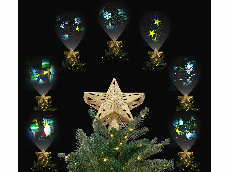 popyes Guirlande Lumineuse de Noël Exterieure Solaire Éclairage de Noël  Extérieur Lumière de Noël Solaire Guirlande Lumineuse LED étoile de Noël  Sapin