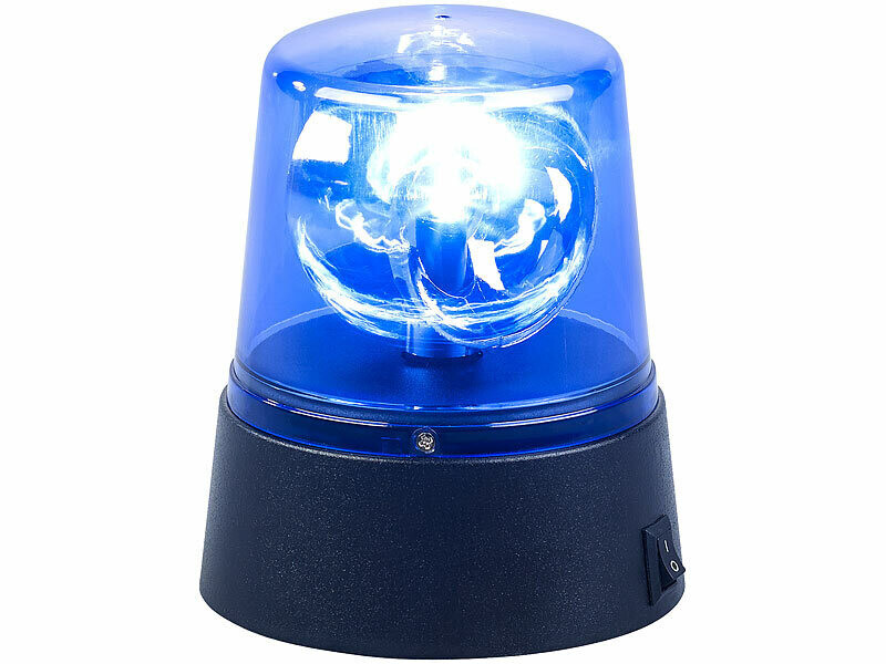 Gyrophare bleu 360° USB ou à piles, Lampes d'ambiance