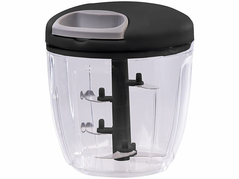 Tefal Hachoir manuel 5 secondes, 900 ml, Lame glace pilée, Hacher, Découper, Mixer, Légumes, Viandes, Noix & K2071814 Ingenio eplucheurs Fruits et légumes, Acier, 1-Pack