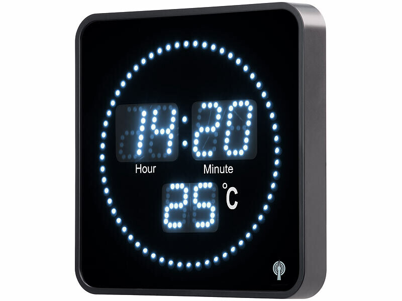 Grande Horloge Urale Nuérique De 40,6 C Avec Télécoande, Horloge