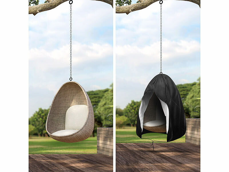 Housse pour fauteuil suspendu d'extérieur 115 x 190 cm, Mobilier de jardin