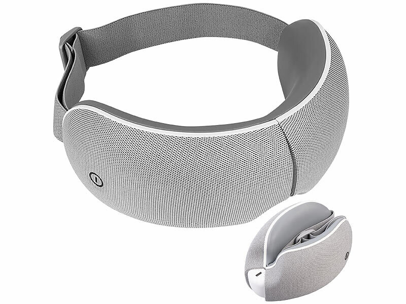 SmartGoggles Therabody – Masseur Oculaire Chauffant & Vibrant Bluetooth, 3 Modes Sommeil / Focus / Relax, Soulage Migraines & Stress