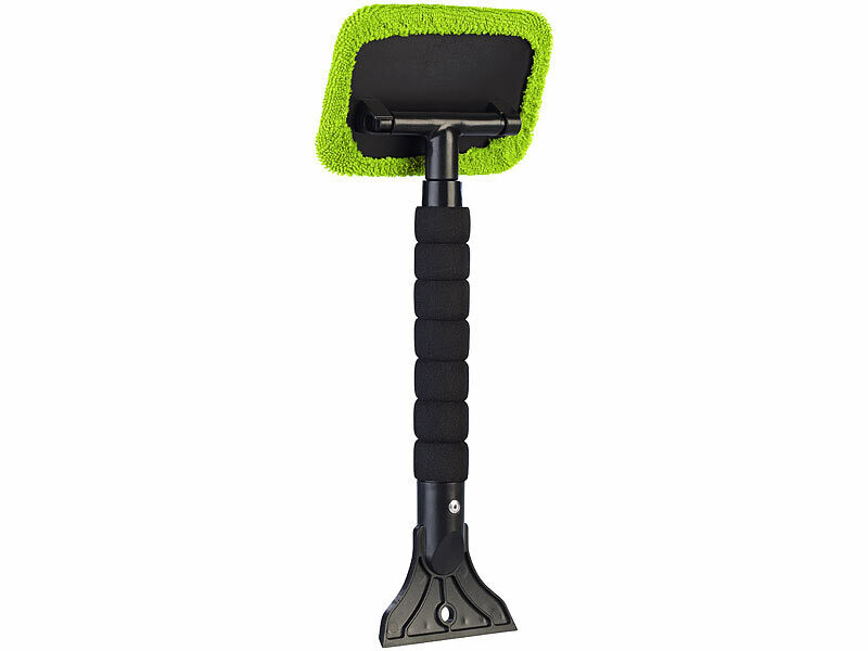 Nettoyant pour Pare-Brise,Nettoyage de Pare-Brise avec Poignée Télescopique  Kit d'Essuie-Glace Intérieur Automatique