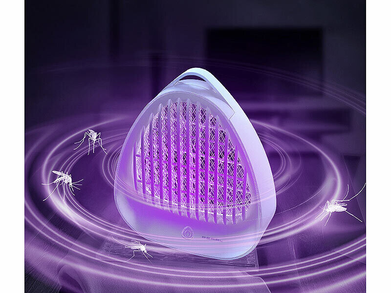 Piège à Puces LED 2 Pièces - Anti Puces Électrique Avec 4 Modes & 10 Disques Adhésifs - Pour Maison, Cuisine, Chambre