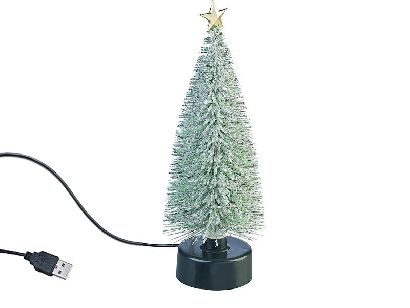 Mini Sapin de Noël artificiel avec Guirlande USB Infactory