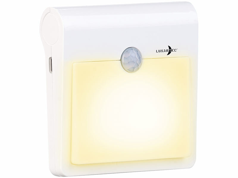 Lampes de porte sans fil noire avec détecteur, Veilleuses et balises