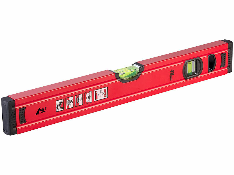 Sola 1410501 P 40 Niveau à Bulle Plastique Rouge 40 Cm - Outil Précis Pour Travaux