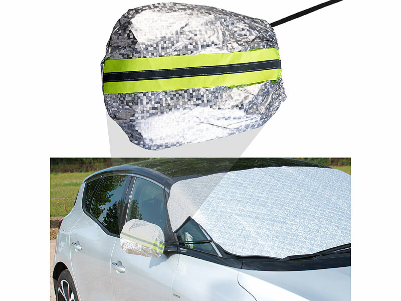 Couverture de pare- Protection solaire de voiture pare-soleil, fixation  magnétique de