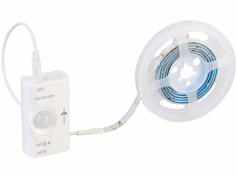 Capteur de lumière de lampe à bande LED sans fil, capteur de mouvement