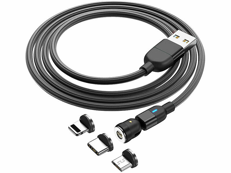 Câble USB de type C vers lightning longueur 1 M GAO, 1512267, Electricité  et domotique