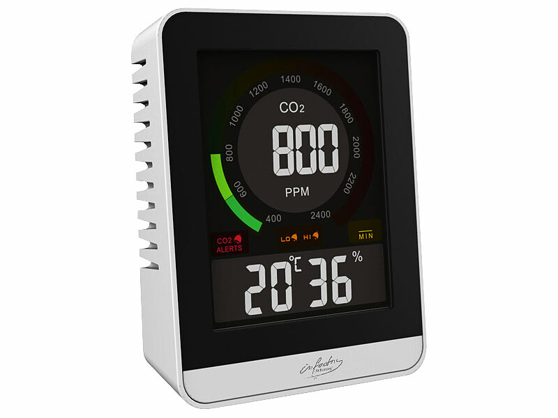 Multifonction Détecteur avec Thermomètre et Hygromètre Détecteur de CO2/ Température/Humidité Xuanshengjia CO2 Détecteur Digital Détecteur de la Qualité de l’Air Intérieur 