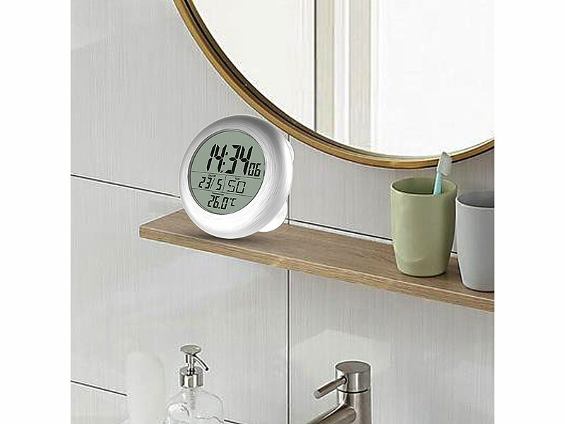 Horloge numérique de salle de bain • Ma Petite Horlogerie