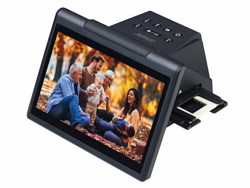 Scanner diapositives et négatifs 22Mpx avec écran 7 SD-1800