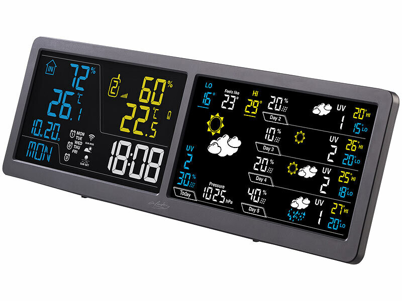 Station météo connectée FWS-750.app avec capteur extérieur