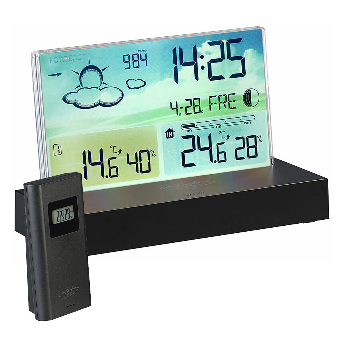 Station météo sans fil FWS-300.xl avec écran couleur et station de