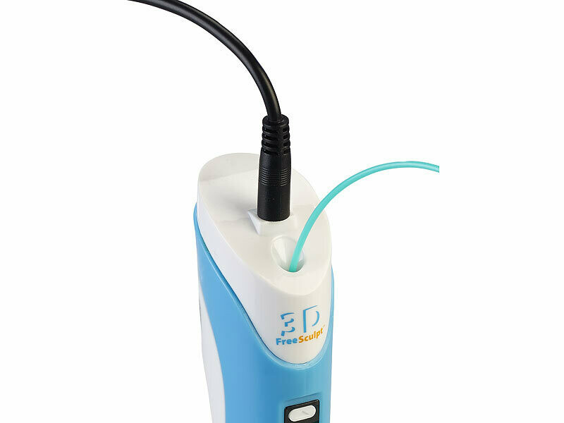 Stylo d'impression 3D, stylo de dessin 3D prise USB avec régulation  numérique à 4 vitesses Meilleur cadeau pour les enfants haute température  avec impression de filament 100M, (bleu)