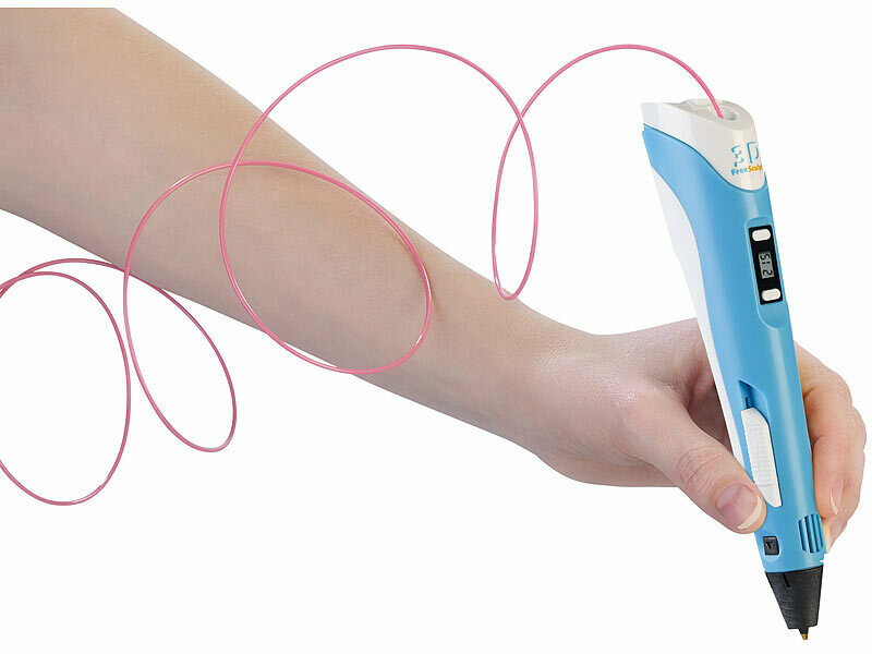YONIS - Stylo 3d portable avec usb - créez vos designs en trois dimensions  facilement bleu yonis
