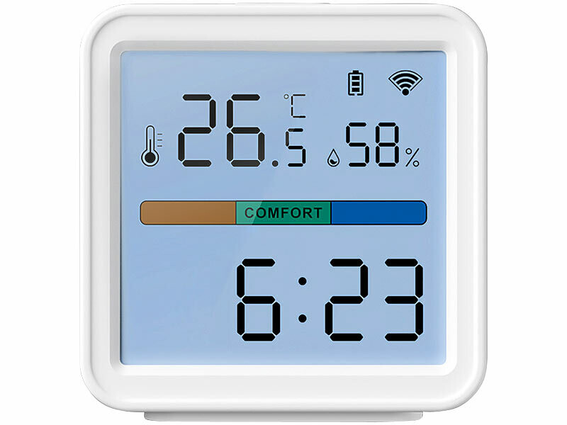 Thermomètre Hygromètre Connecté Otio - Compatible Alexa Google Home