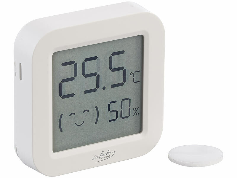 FENSOL Thermomètre hygromètre intérieur numérique Mini LCD