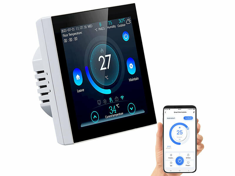 Thermostat avec contrôle WIFI pour plancher chauffant électrique