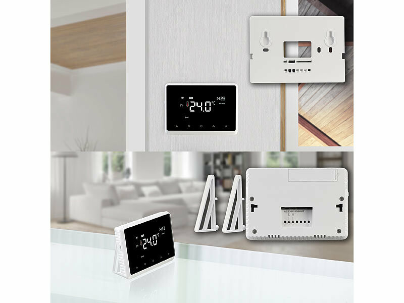 Thermostat sans fil connecté pour chaudière à gaz et chauffe-eau avec  commandes vocales, Thermostats