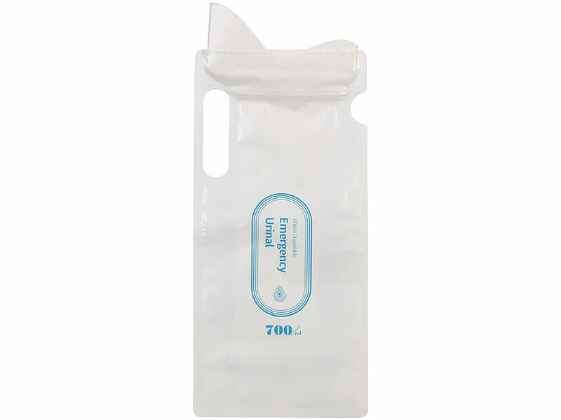 Lot de 8 sacs urinoirs jetables de 700 ml - Sacs urinoirs portables pour  urgence, voyage, camping, conduite, embouteillage, randonnée, voyage,  urinoir